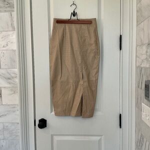 Misguided croc embossed skirt